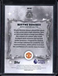 2025-26 Topps Finest Premier League Wayne Rooney Aura #AU-12