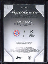 2025-26 Topps Chrome UCC Harry Kane On Card Superior Signatures /25 #SSV-HK