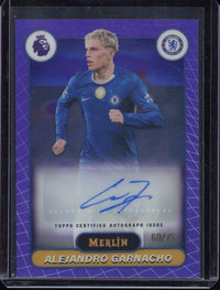 2026 Topps Premier League Merlin Alejandro Garnacho Autograph /75 #MV-AG