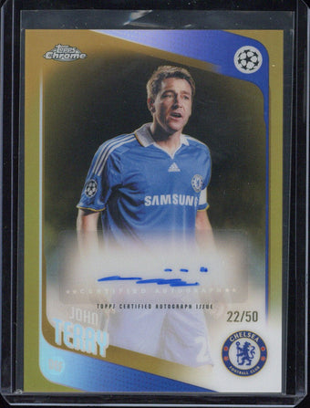compare product 2025-26 Topps Chrome UCC John Terry Autograph /50 #CLA-JT