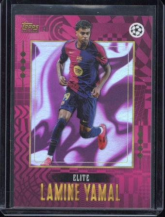 compare product 2024-25 Topps Gold UCC Lamine Yamal /75