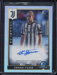 2022-23 Topps Chrome Kenan Yildiz 1st Bowman Autograph #BC-KY