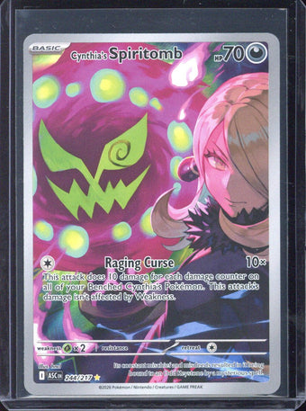 compare product 2026 Pokemon ASC EN Cynthia's Spiritomb IR #244