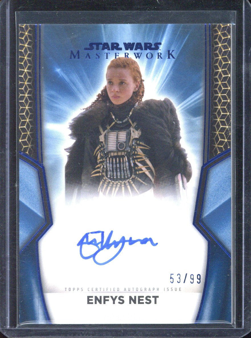 2025 Topps Star Wars Masterwork Enfys Nest Autograph /99 A-EK