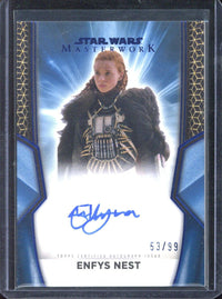 2025 Topps Star Wars Masterwork Enfys Nest Autograph /99 A-EK