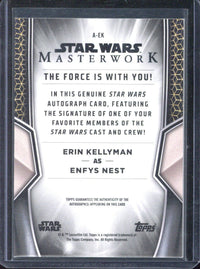 2025 Topps Star Wars Masterwork Enfys Nest Autograph /99 A-EK