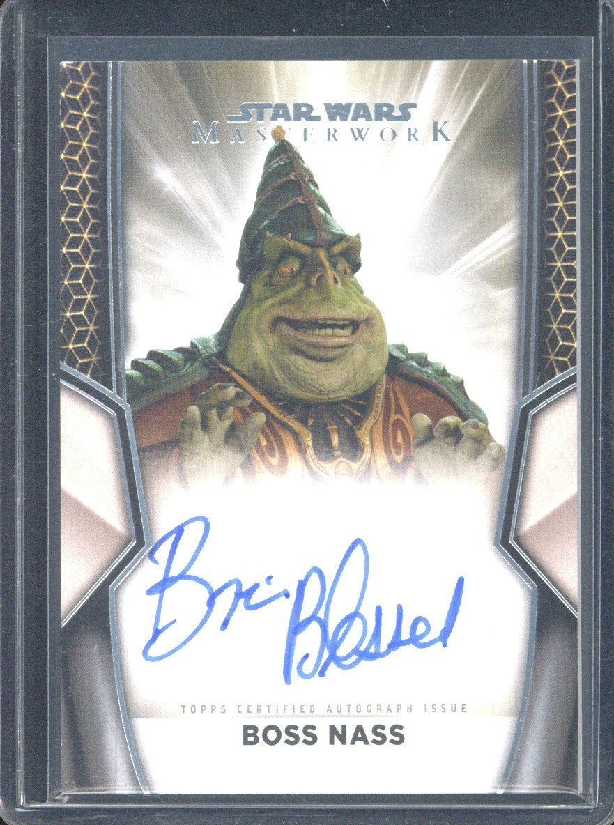 2025 Topps Star Wars Masterwork Boss Nass Autograph #A-BN