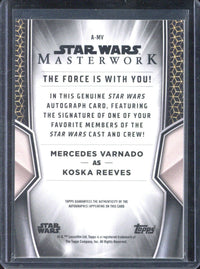 2025 Topps Star Wars Masterwork Koska Reeves Autograph #A-MV