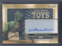 2025 Topps 30 Years of Toy Story Wallace Shawn as Rex  Golden Toys Autograph /10 #GT-WS