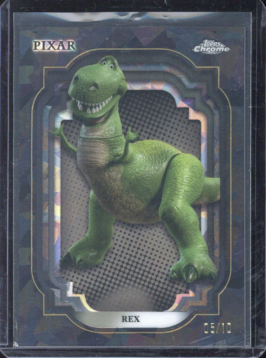 2024 Topps Chrome Disney Sapphire Rex /10 #74