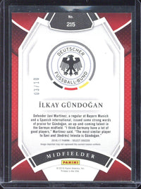 2016-2017 Panini Select Ilkay Gündogan /10 #215