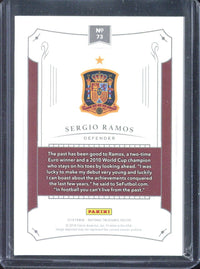 2018 Panini National Treasures Sergio Ramos Bronze /25 #73