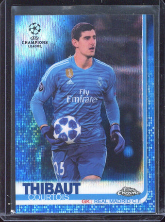 compare product 2018-19 Topps Chrome UCL Thibaut Courtois /75 #61