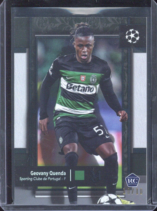 2024-25 Topps Museum UCC Geovany Quenda RC /10 #57