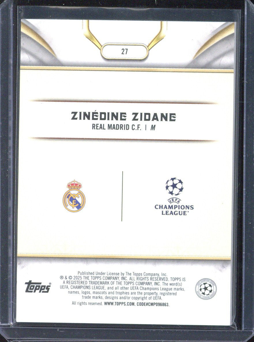 2024-25 Topps Reverence Zinedine Zidane /50 #27