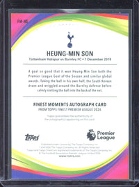 2025-26 Topps Finest Premier League Heung-Min Son Autograph /75 #FM-HS