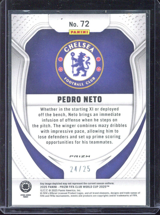 2025 Panini Prizm Club World Cup Pedro Neto /25 #72