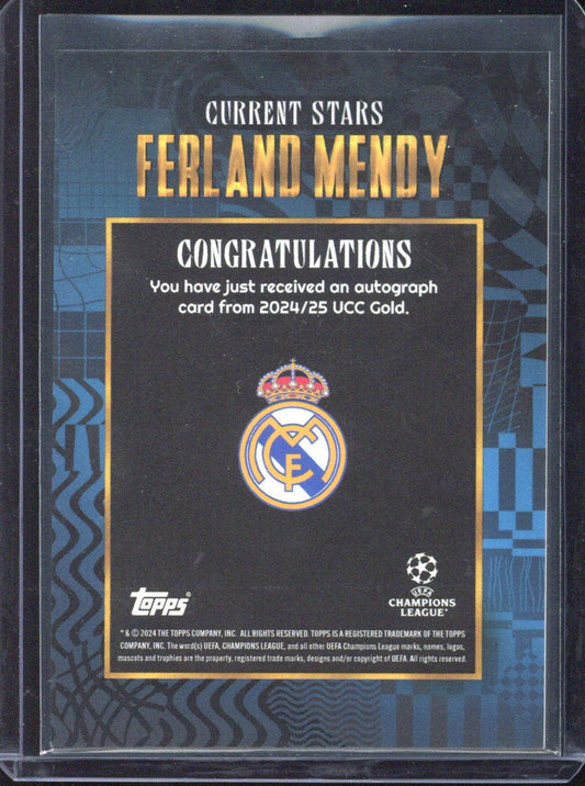 2024-25 Topps UCC Gold Ferland Mendy Autograph /49