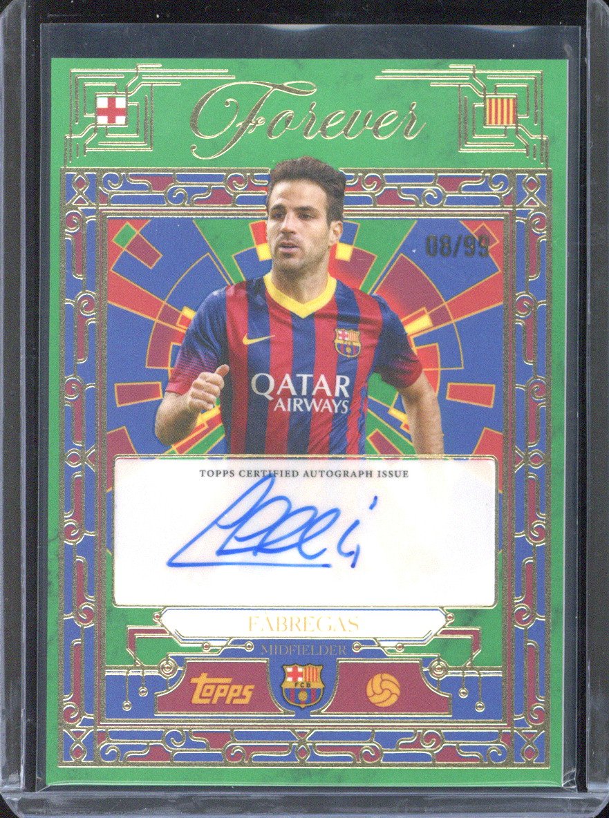2025-26 Topps Forever FC Barcelona Fabregas Autograph /99 #BV-CF