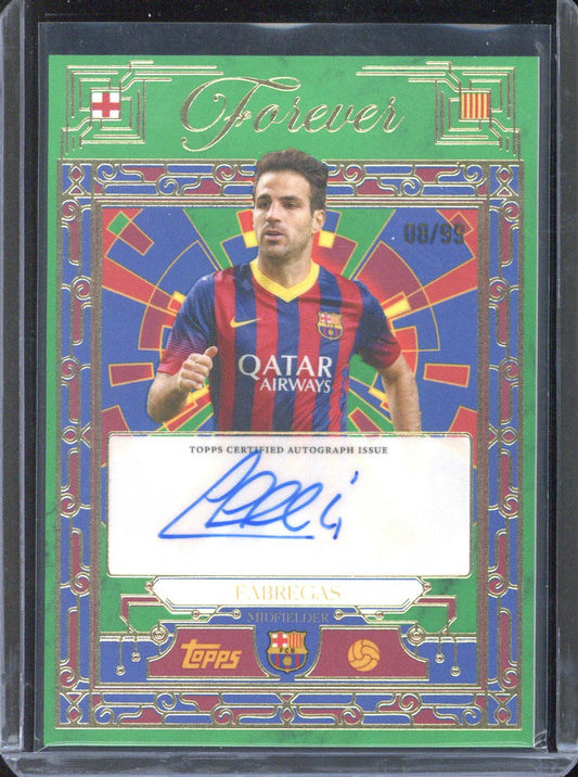 2025-26 Topps Forever FC Barcelona Fabregas Autograph /99 #BV-CF
