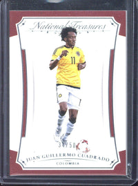2018 Panini National Treasures Juan Guillermo Cuadrado /50