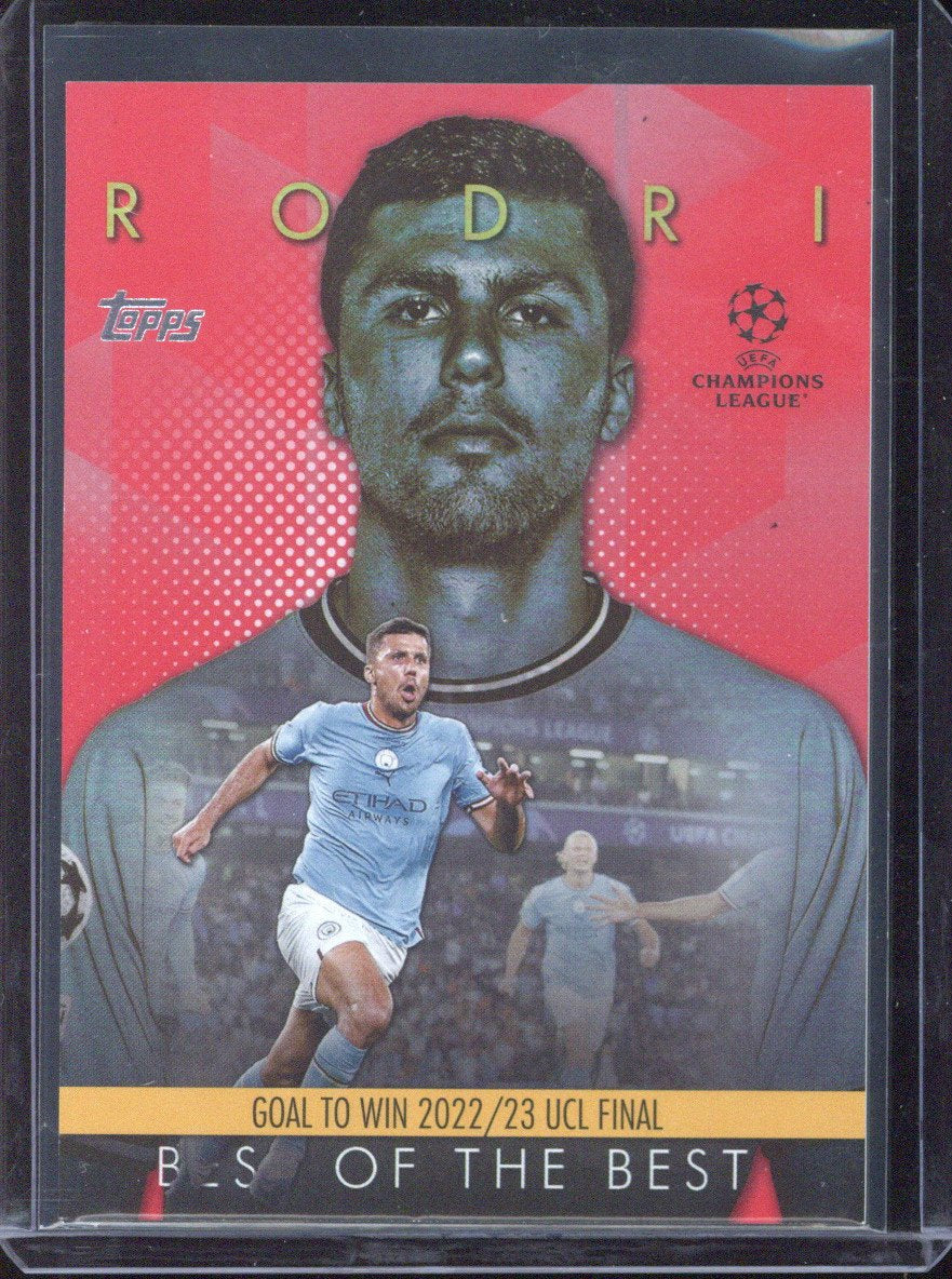 2023-2024 Topps UCL Rodri Best of the Best /5 #BM-1
