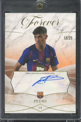 compare product 2025-26 Topps FC Barcelona Forever Pedri Autograph /25 #FM-PD