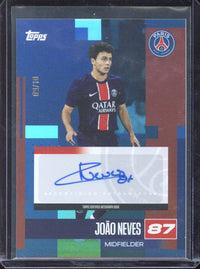 2024-25 Topps Team Set PSG Joao Neves Autograph /10 #AU-JN