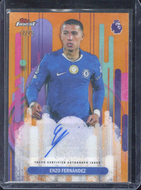 2025-26 Topps Finest Premier League Enzo Fernandez Autograph /25 FA-EF
