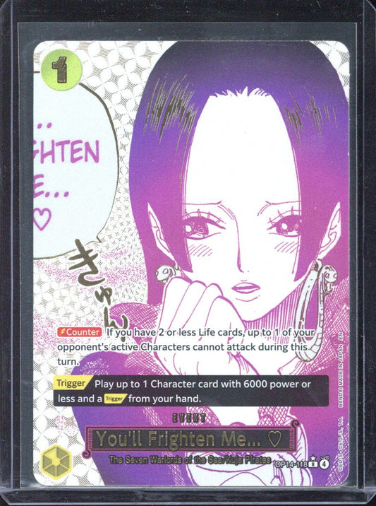 2026 One Piece OP14-EB04 EN You'll Frighten Me... Alternate Art #118