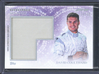 compare product 2025 Topps Eccellenza F1 David Coulthard Relic