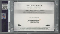 2025 Topps Eccellenza F1 Oscar Piastri Reliquia Di Guanto-Red PSA 9