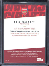 2025-26 Topps Chrome Arsenal Theo Walcott Autograph #BC-TW