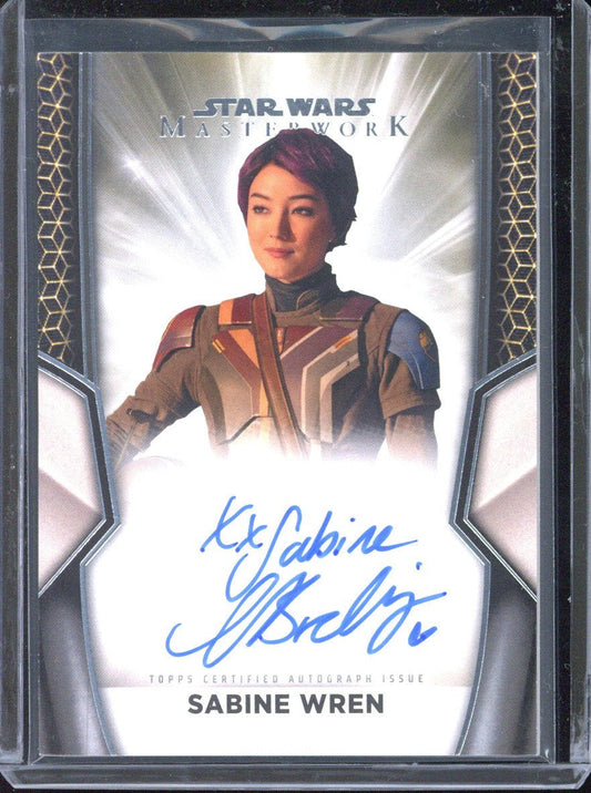 2025 Topps Masterwork Natasha Liu Bordizzo as Sabine Wren Autograph #A-NLB