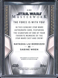 2025 Topps Masterwork Natasha Liu Bordizzo as Sabine Wren Autograph #A-NLB
