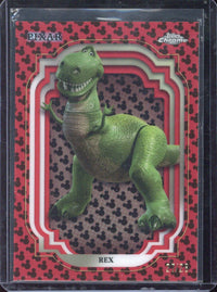 2024 Topps Chrome Disney Rex Mickey Mouse Refractor /28 #74