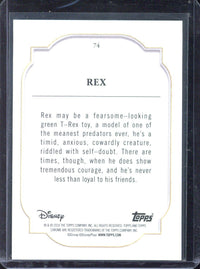 2024 Topps Chrome Disney Sapphire Rex /15 #74