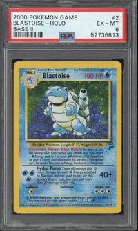 2000 Pokemon Game Blastoise - Holo Base 2 #2 PSA 6