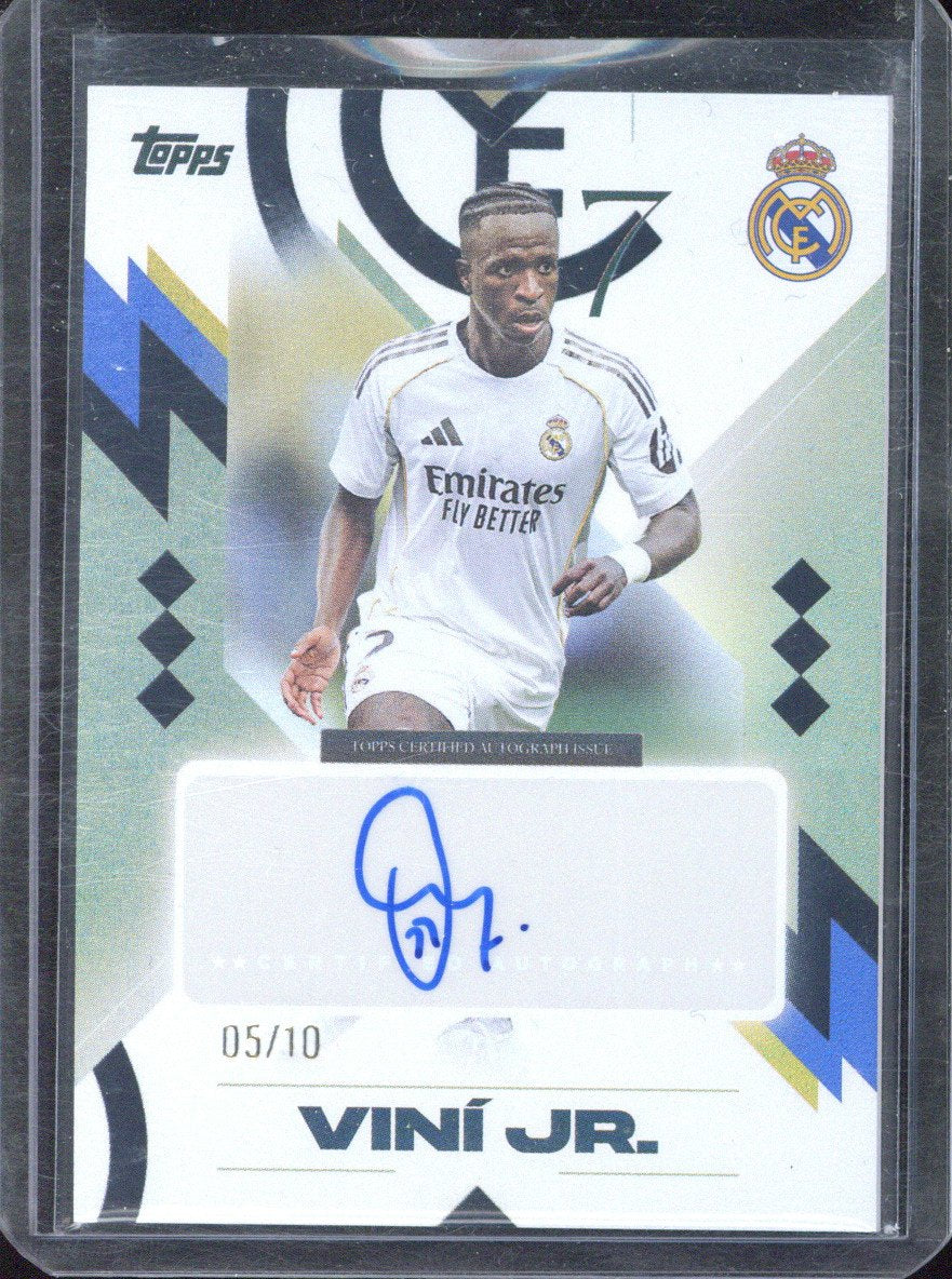 2025-26 Topps Los Blancos Real Madrid Vini Jr. Autograph /10 #LB-VJ