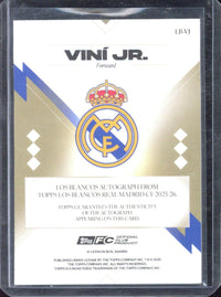 2025-26 Topps Los Blancos Real Madrid Vini Jr. Autograph /10 #LB-VJ