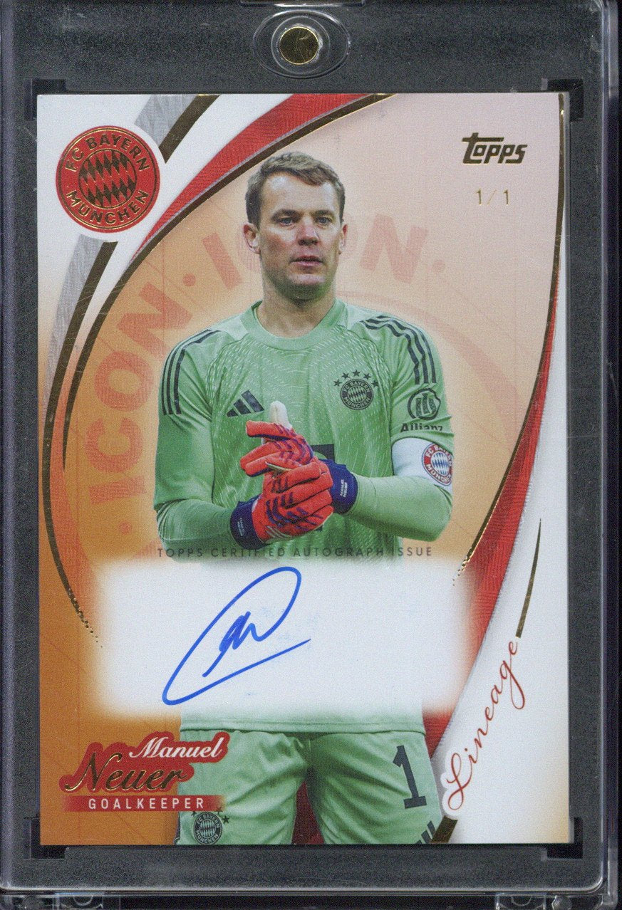 2025-26 Topps FC Bayern München Lineage Manuel Neuer Autograph 1/1 #IA-MN