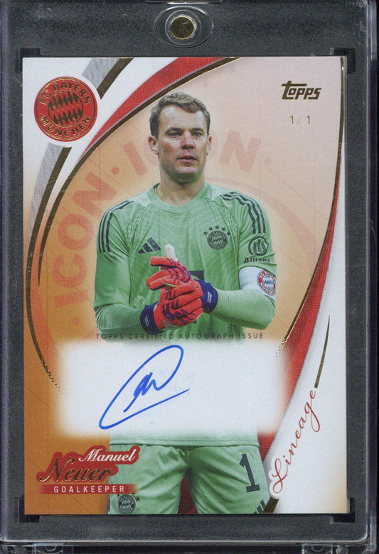 2025-26 Topps FC Bayern München Lineage Manuel Neuer Autograph 1/1 #IA-MN
