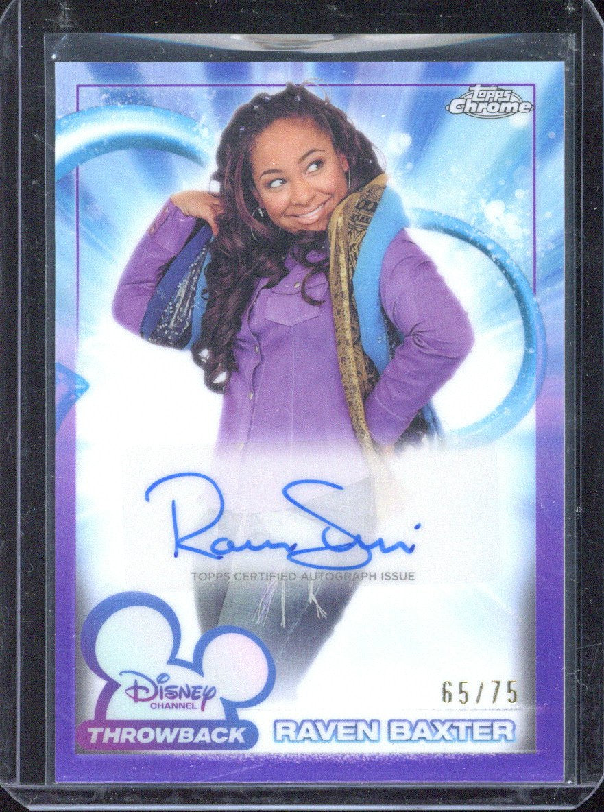 2026 Topps Disney Chrome Raven Baxter Portrayed By Raven Symone Autograph /75 #DCA-RS