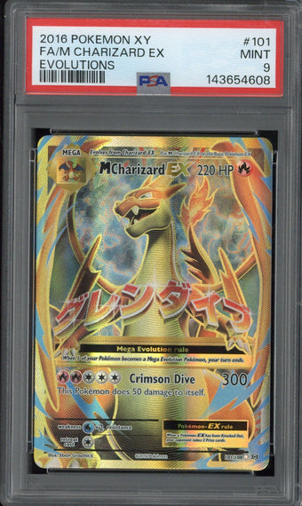 compare product 2016 Pokemon XY FA/M Charizard EX Evolutions #101 PSA 10 - EU