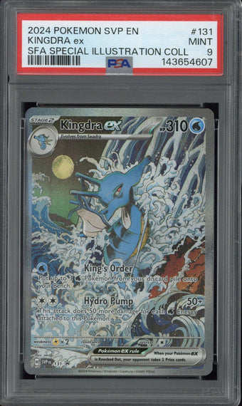 compare product 2024 Pokemon Kingdra EX SFA Special Illustration Coll #131 PSA 9 - EU
