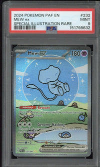2024 Pokemon PAF EN Mew EX #232 PSA 9