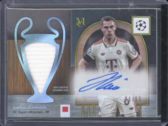compare product 2024-25 Topps Museum Joshua Kimmich Autograph Patch /50
