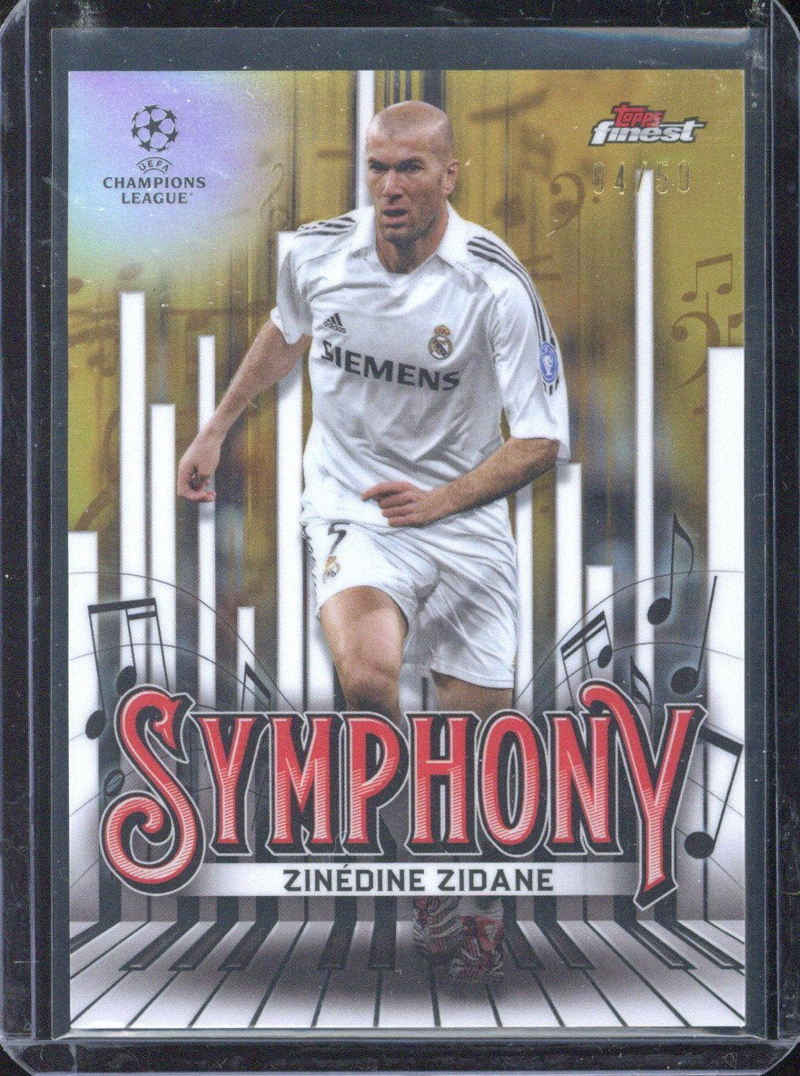 2025 Topps Finest Zinedine Zidane Symphony /50