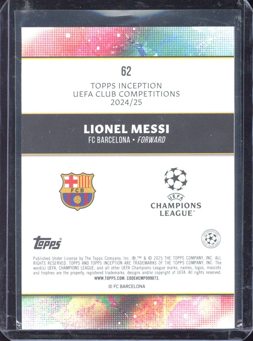 2024-25 Topps Inception Lionel Messi