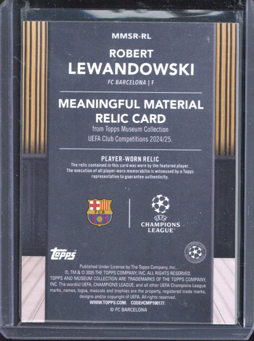 2024-25 Topps Museum Robert Lewandowski Patch /50